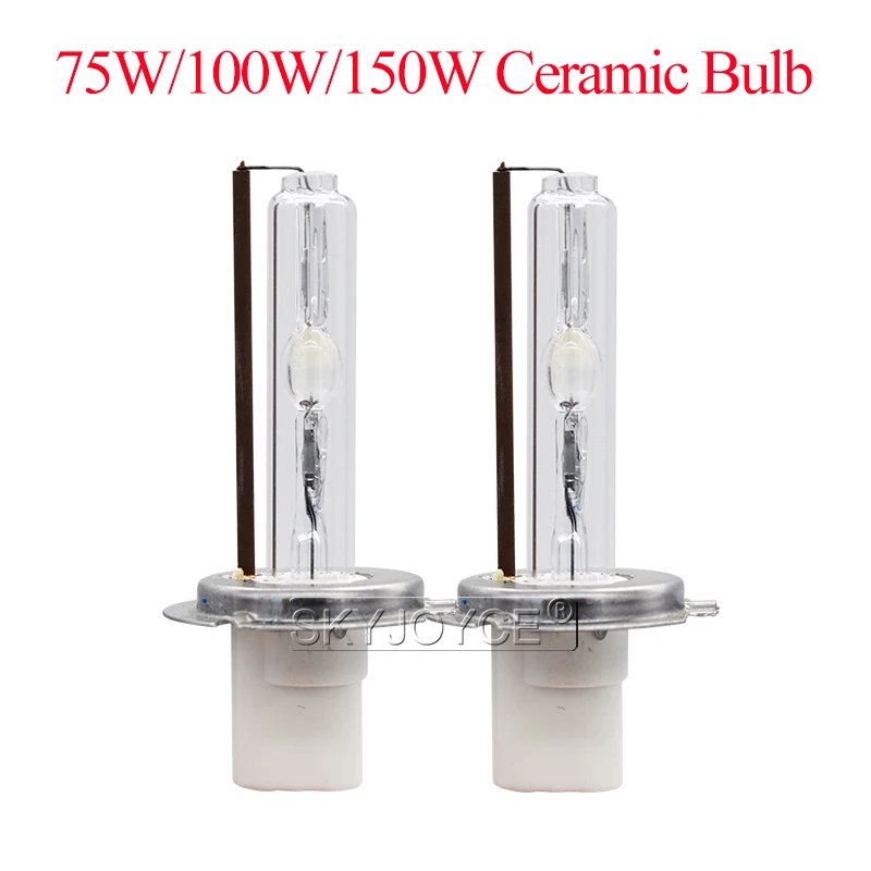 SKYJOYCE 75W 100W 150W H7 Xenon HID Bulb 4300K H11 5000K 6000K H1 H3 8000K HB3 HB4 D2H Car Headlight Bulb For 12V HID Xenon Kit (9)