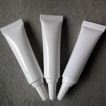 

10000pcs 10ml White Eye Cream Tube Plastic Soft Tubes with Pointed Caps Butter Hose Empty Cosmetic Packing Containers
