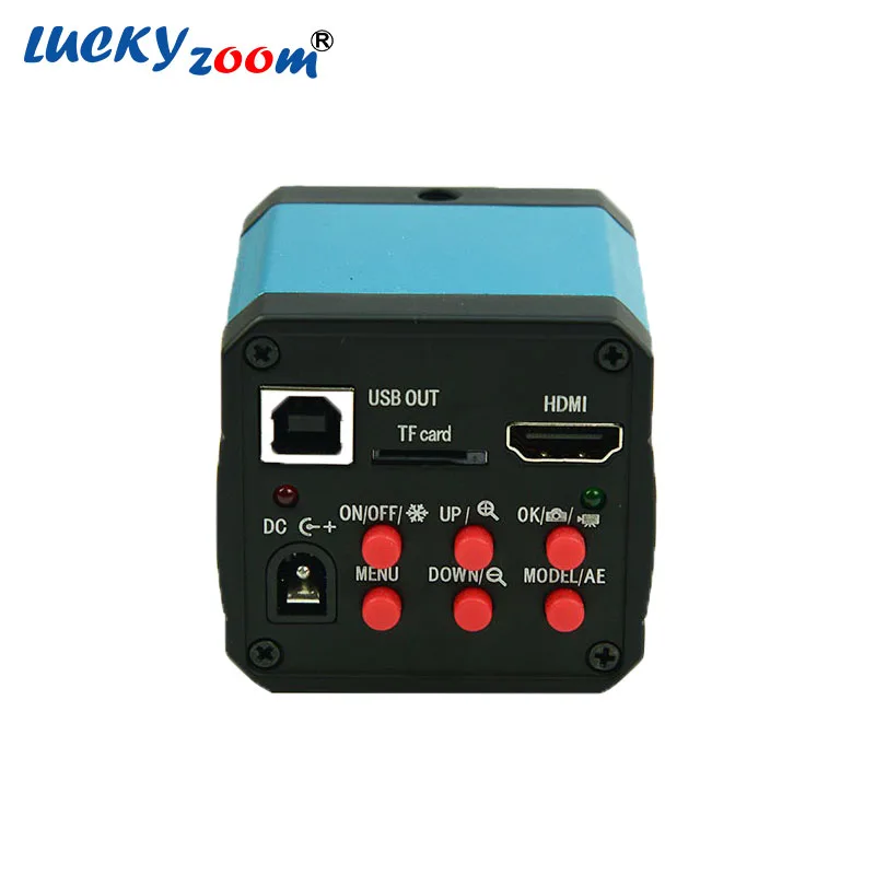 Тринокулярный стереомикроскоп Lucky Zoom 3 5x 90X 144 светодиодный 14 МП HDMI|microscopio camera|lucky