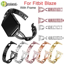 Stainless Steel Watch Band For Fitbit Blaze smart replacement watchband Wrist Strap For Fitbit Blaze bracelet With Rhinestone Stainless Steel Watch Band For Fitbit Blaze smart replacement watchband Wrist Strap For Fitbit Blaze bracelet With Rhinestone