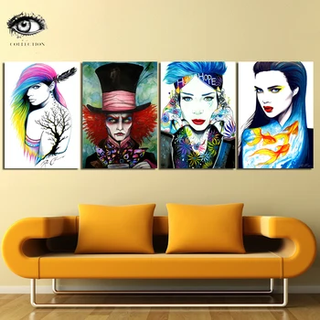 

Alien by Pixie Cold Art HD print 1 piece canvas City Indian art Poster abstract paintings Wall Pictures For Living Room