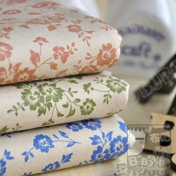 

Full Cotton Printed Flower Vine Twill Thick Fabric