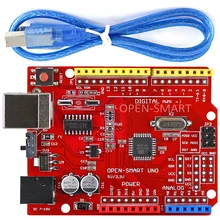 One Set UNO R3 (CH340G) ATMEGA328P Development Board with USB Cable for Arduino Compatible