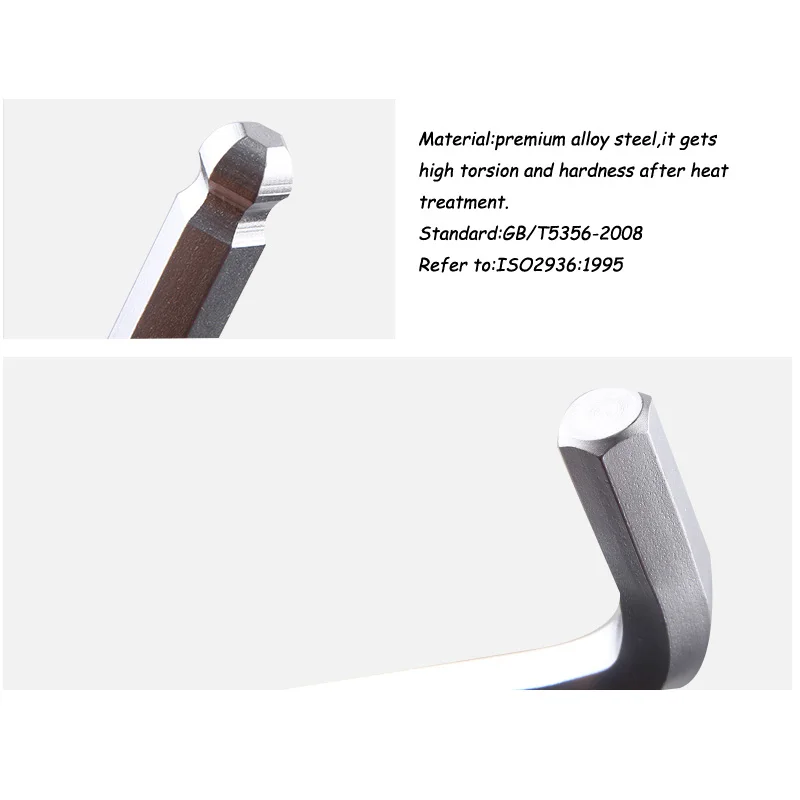 hex key ball heads description