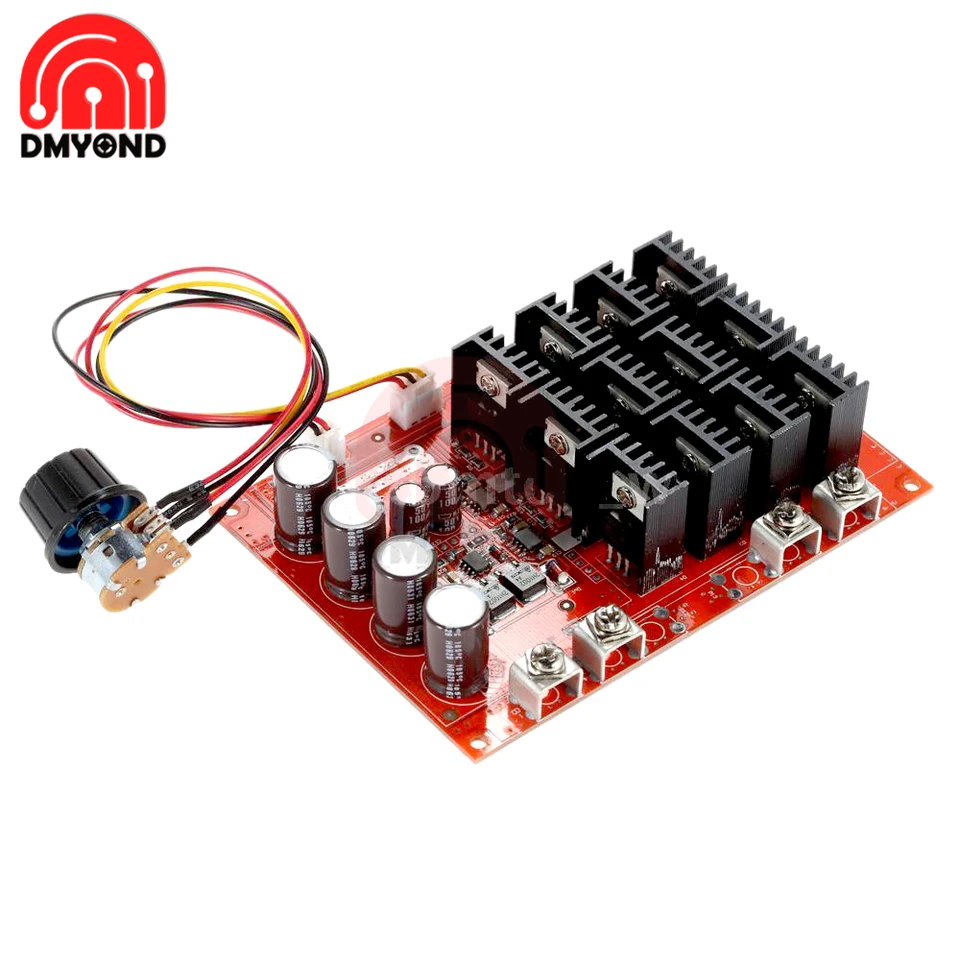Module De Pilote De Vitesse De Moteur PWM 20A DC10-60V, Contrôleur