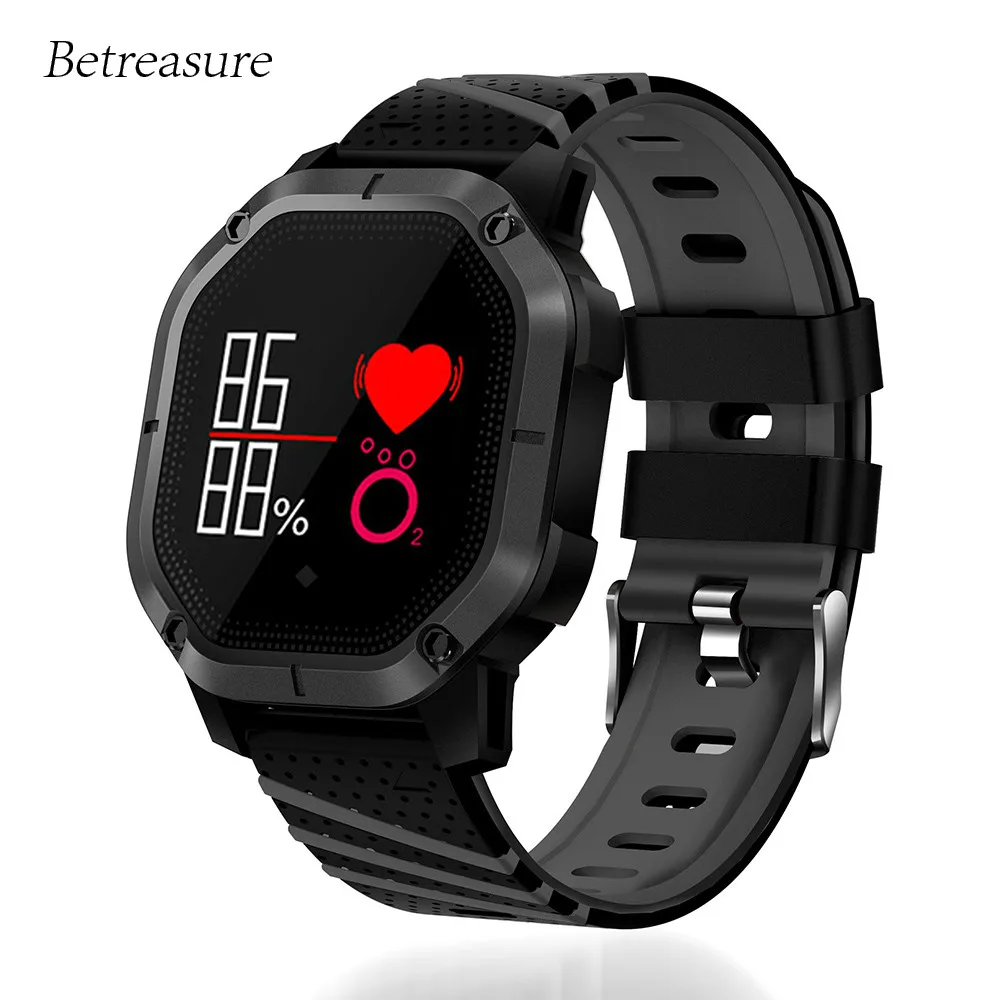 

Betreasure NEW K5 Smart Watch IP68 Waterproof Swimming Heart Rate Monitor/Blood Oxygen/Blood Pressure Clock Smart Watches