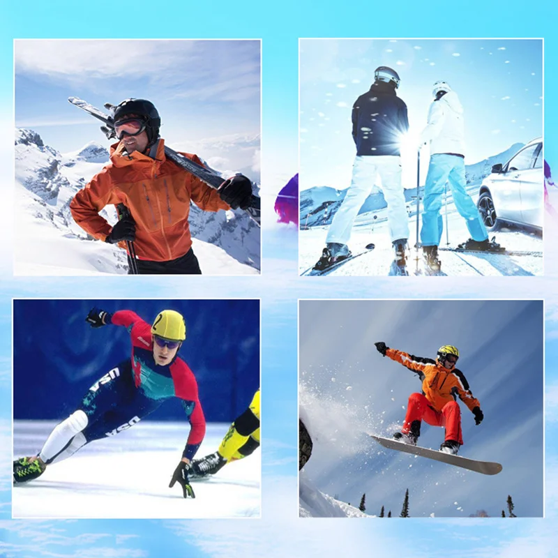 Резиновый лыжный шлем для катания на лыжах, сноуборде, коньках, принадлежности для скейтбординга для взрослых мужчин и женщин, дышащий ударопрочный защитный