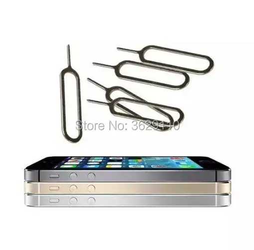 ** 1000 шт./лот Инструмент для извлечения sim карты лоток Pin ключа iPhone 4 4s 5g 5c 5s 6 6s 7 plus