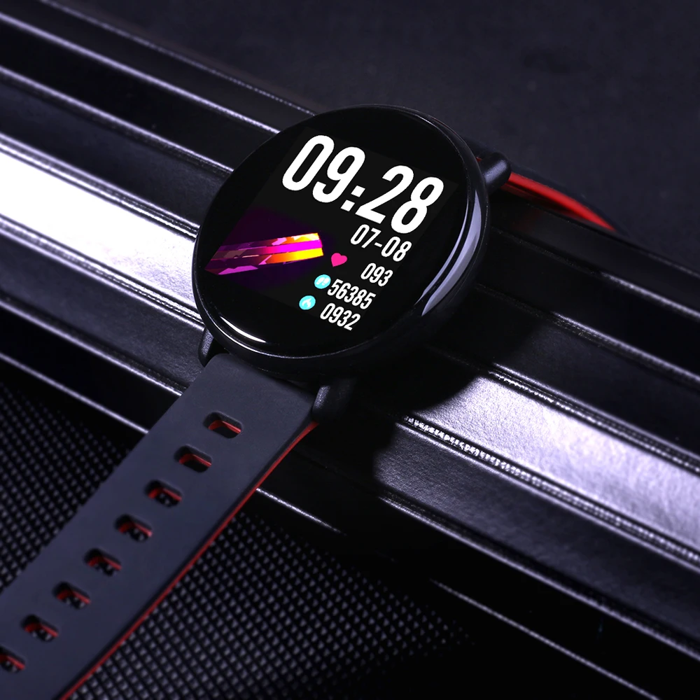 UHOOFIT K1 полностью сенсорные Смарт часы IP68 Водонепроницаемые IPS цветной экран