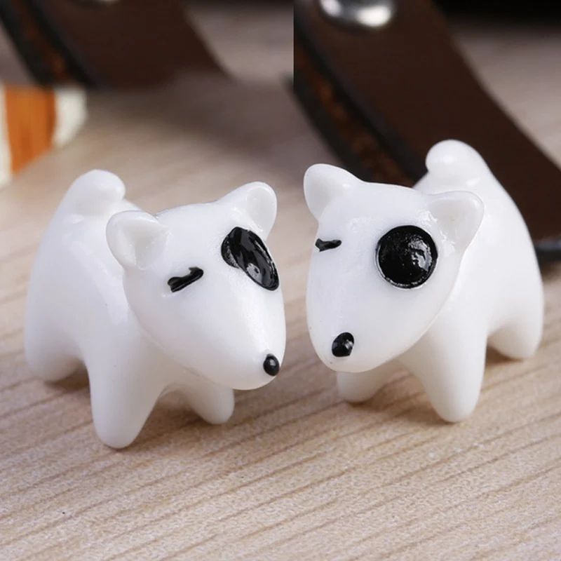 

3PCS Artificial Dogs Fairy Garden Miniatures Mini Gnomes Moss Terrariums Resin Crafts Figurines for Garden Decoration Miniature