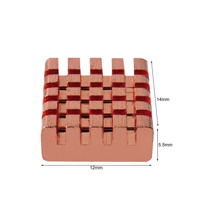 

HOT 8 Pcs/Set Copper Heat Sink for DDR DDR2 DDR3 RAM Memory Cooler Radiator Drop shipping