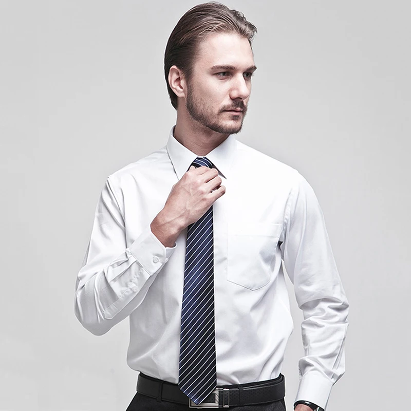 Pauljones высококачественное классическое платье с длинными рукавами мужские рубашки в деловом стиле формальная рубашка мужская рубашка на каждый день Офисная Рабочая одежда