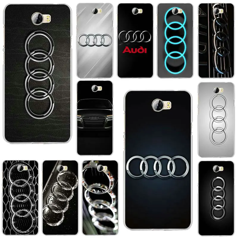 

Soft TPU Silicon Mobile Phone Cases for Huawei P8 P9 P10 P20 P30 Mate 10 Pro Honor 7X 9 Lite 2017 Shell Audi Car RS Logo Pattern