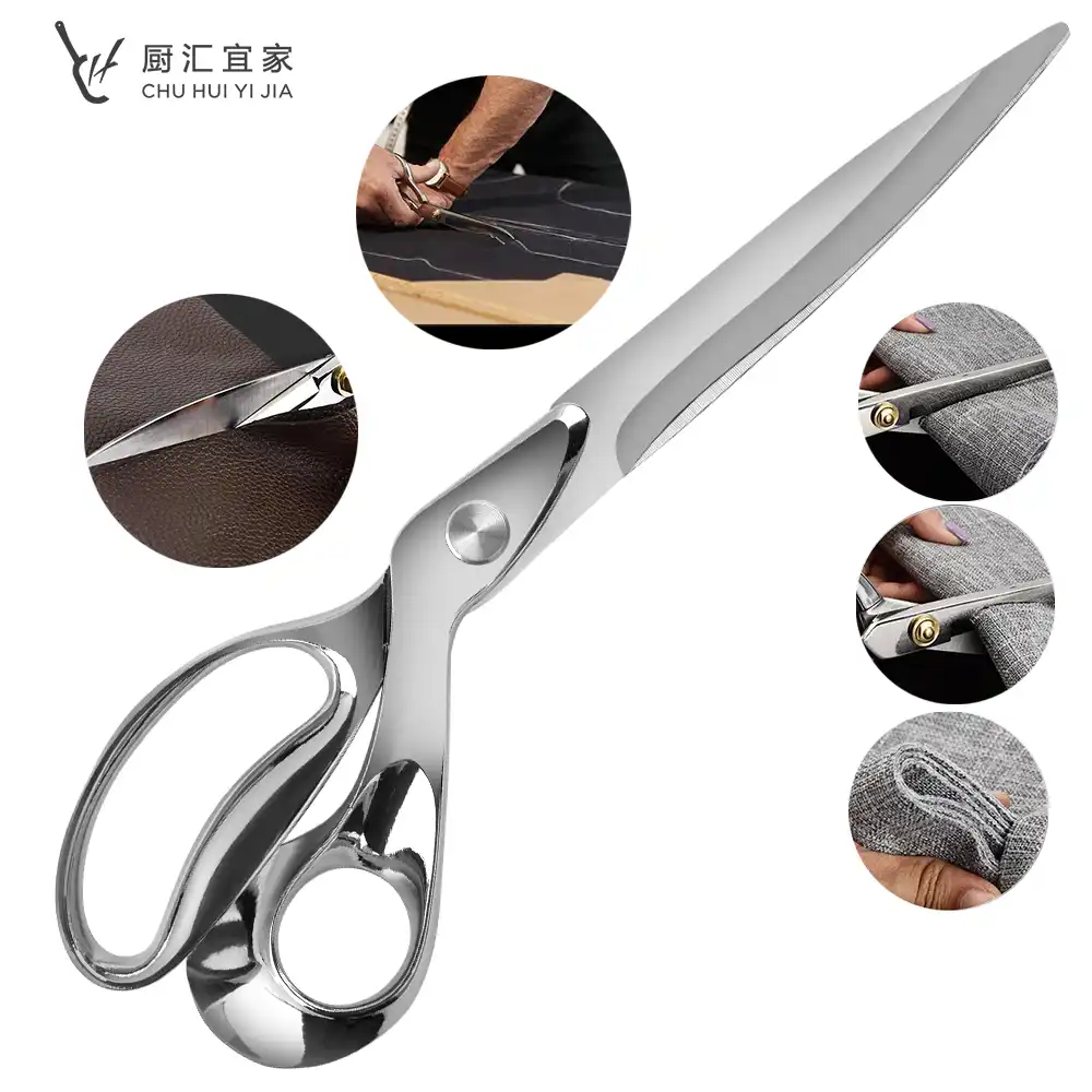 Dressmaker Sewing Ultra Sharp Shears Fabric Scissors,Heavy Duty Stainless Steel Tailor Fabric Scissors 13cm,Colorful