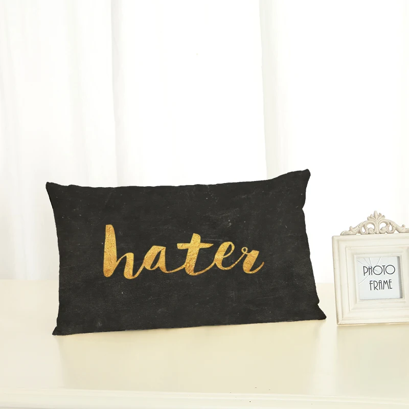 

Little Yellow Man Cushion Covers Green Plant Home decoration 30x50 Decorative Beige Linen Pillow Case