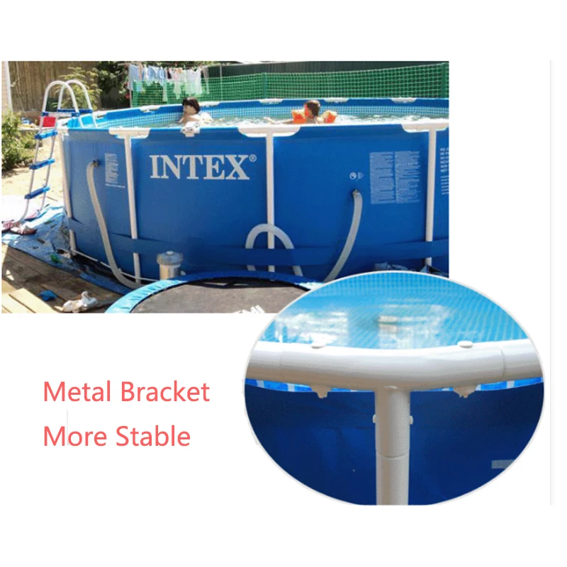 INTEX 549*122 см Piscina круглая рама для бассейна набор труб для пруда большой AGP выше земли бассейн фильтр насос B32001