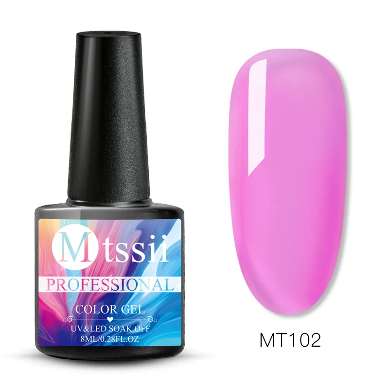 Mtssii голографический блеск лак для ногтей 8 мл мерцающий цветной Блестящий лазер Сделай Сам дизайн лак для ногтей маникюрный Блестящий лак - Цвет: HHS01535