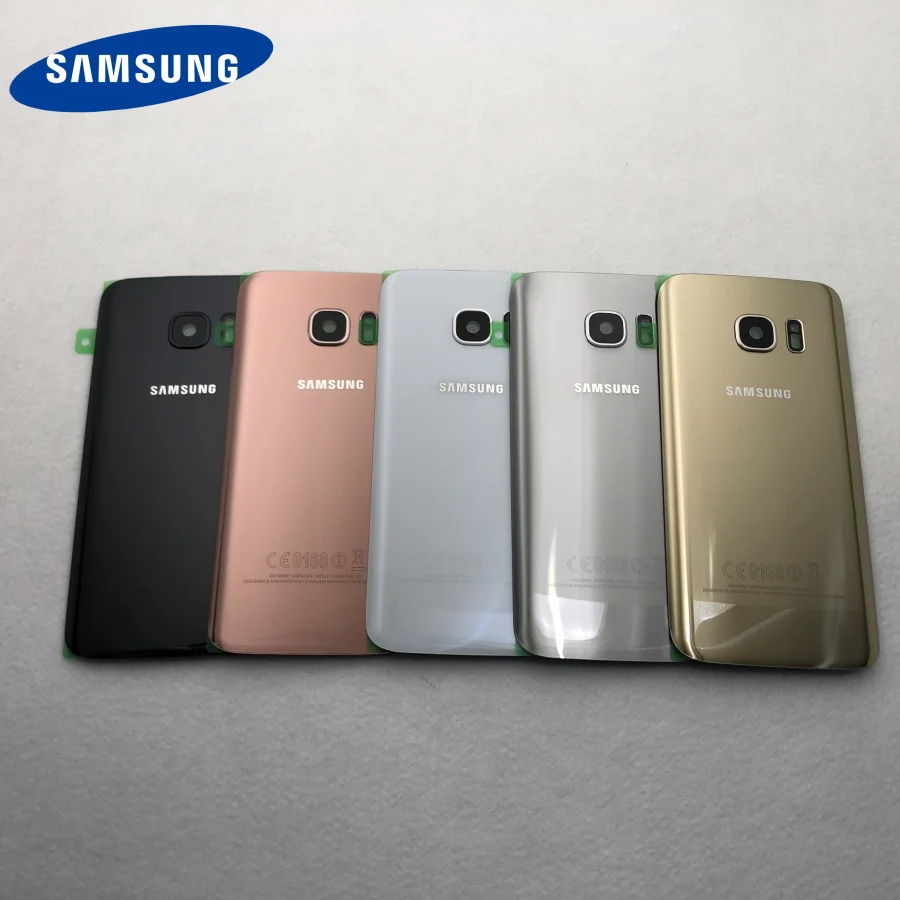 

Battery Back Cover Door Housing Replacement Repair Parts + ear Camera Glass Lens Frame For Samsung Galaxy S7 G930 G930F SM-G930F