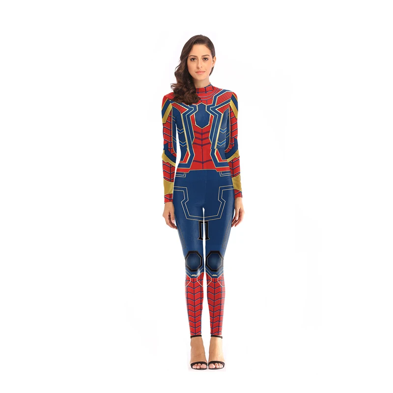 

Movie Surprise Captain Ladies Bodysuits Zentai Catsuit Cosplay Clothing for Children Carol Danver Costume Superhero Spandex Suit