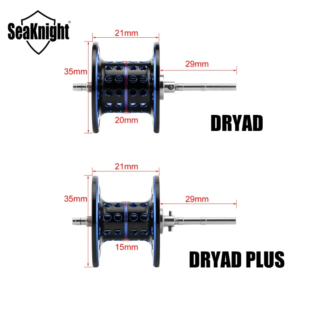 SeaKnight DRYAD PLUS baitcasing рыболовная Катушка 12BB 7,6/7,0: 1 высокоскоростная катушка для ловли карпа из углеродного волокна с морской водой 8,5 кг