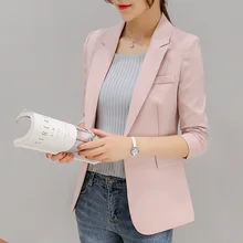 Blazer Feminino Sale Full No Blaser Jaqueta Feminina 2017 New Dress Korean All-match Slim Small Suit Size Fashion Show Jacket