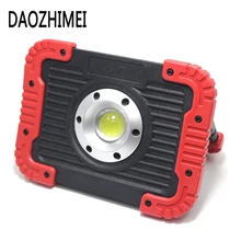 USB COB Водонепроницаемая Рабочая Лампа 18650 флэш-светильник встроенный аккумулятор 30 Вт светодиодный аварийный светильник лужайка Рыбалка Открытый светильник ing лампа