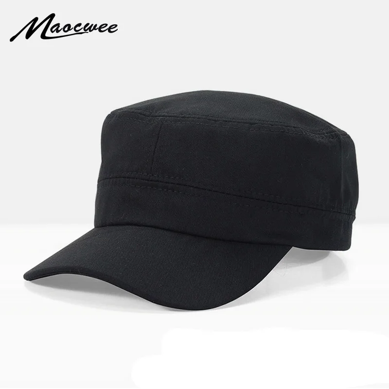 

2018 Tactical Cap Army Hat Unisex Flat Roof Trucker Hats For Men Women Snapback Bone Brand Gorroas Casquette Cheapu