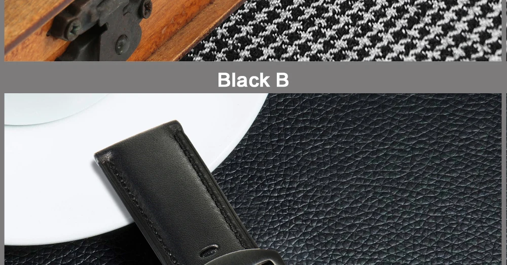pulseira de couro genuíno bezerro brilhante acessórios