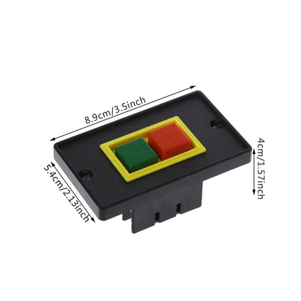 AC 380V 2KW I/O On Off Start Stop Push Button Switch 6 Screw Terminals