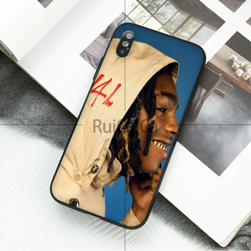 Ruicaica Ynw Melly مغني الراب الجدة Fundas غطاء إطار هاتف محمول ل أبل فون 8 7 6 6 S زائد X XS ماكس 5 5 S SE XR الهواتف المحمولة