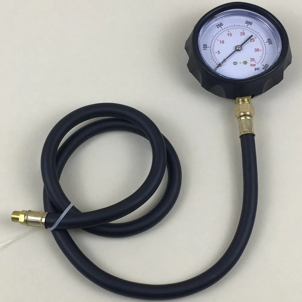 VicTsing TU-11A Gauge Engine Diagnostic Tester Oil Pressure Tester Set Auto Transmission 0-500 PSI Car Pressure Gauge Test Tools (2)