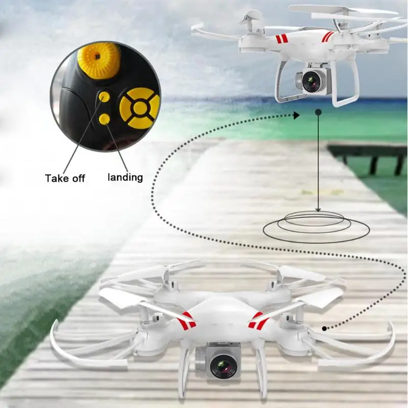 НОВЫЙ HD камера Drone Wi Fi FPV системы Live Quadcopter Smart высота удерживайте парение 3D прокатки Вертолет г 2,4 г 6 оси гироскопа Drone