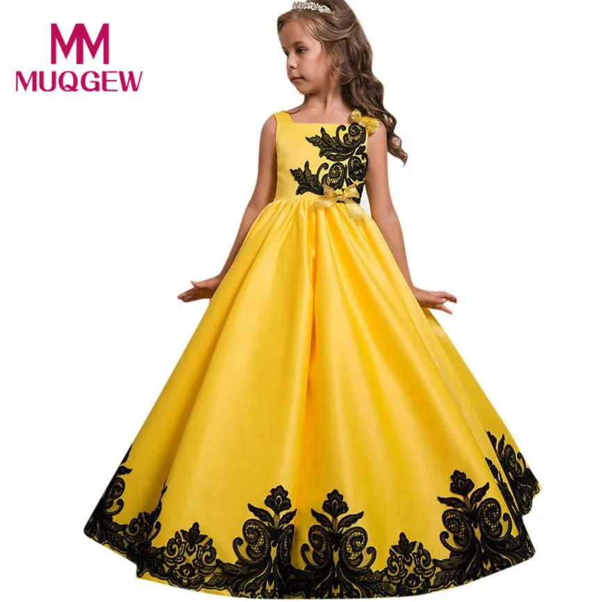 Новогодние костюмы для девочек; платье принцессы с цветочным узором для девочек; Детские вечерние торжественные платья-пачки на свадьбу; Vestidos de novia