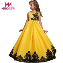 Новогодние костюмы для девочек; платье принцессы с цветочным узором для девочек; Детские вечерние торжественные платья-пачки на свадьбу; Vestidos de novia