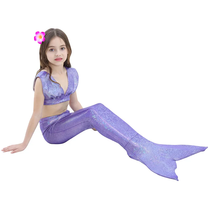 mermaid tails swimwear purple DH17-5