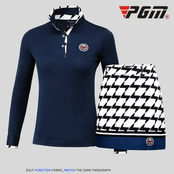 

2018 PGM products style ladies T-shirts High Elastic golf long sleeved women's jerseys Slim sport apparel for women size S-XXL