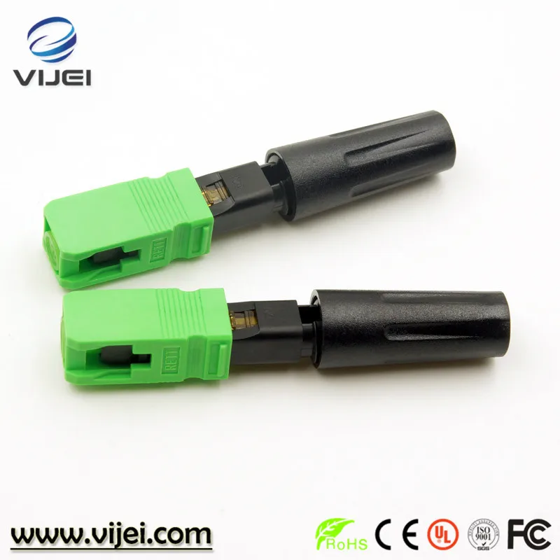 

10 Units High quality fiber optic SC APC quick connector factory direct price FTTH Fiber Optic Fast Connector manufacturer