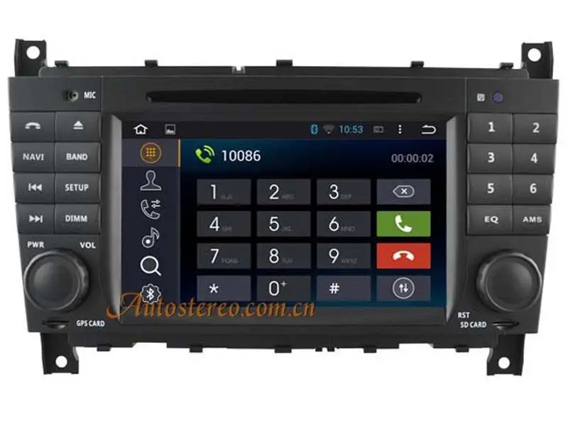 Android 5,1 4 ядра 7 дюймов Автомобильный gps автомобильный dvd плеер с навигацией видео стерео проигрыватель для MERCEDES-BENZ C CLASS W203 CLK W203 G class