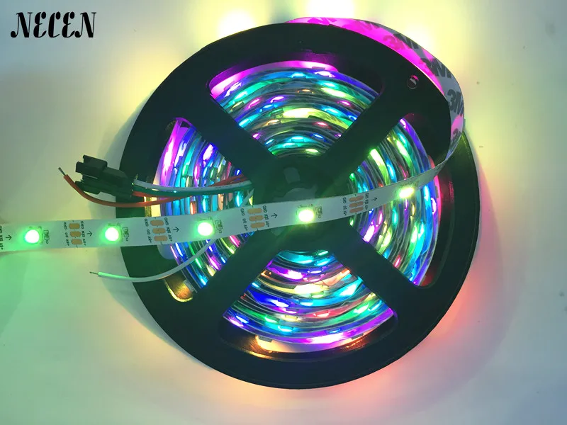 

Necen IC 2812 LED STRIP LIGHT 5050 150leds DC 5V RGB Colorful indoor non waterproof home decoration
