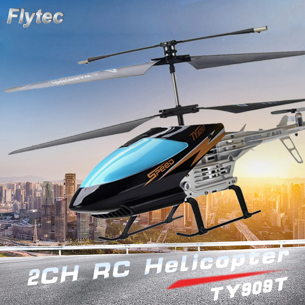 

Flytec TY909T 2CH RC Helicopter Drone with Gyroscope for Kids Toys Children Gift Remote Control Vertiplane