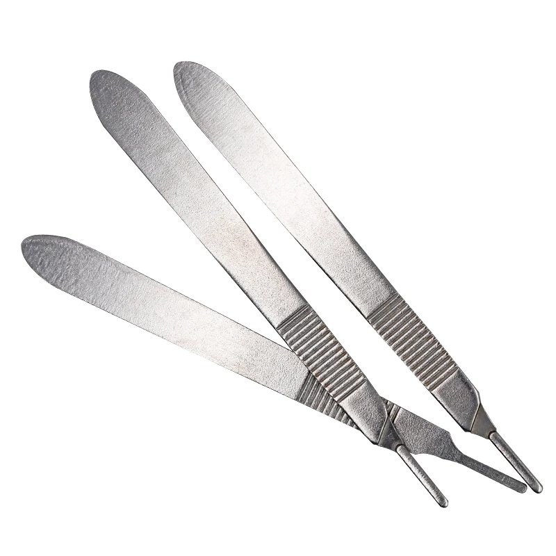 1 шт., держатель для ножа из нержавеющей стали, хирургическая Ручка для ножа, косметический хирургический инструмент, стоматологические инструменты