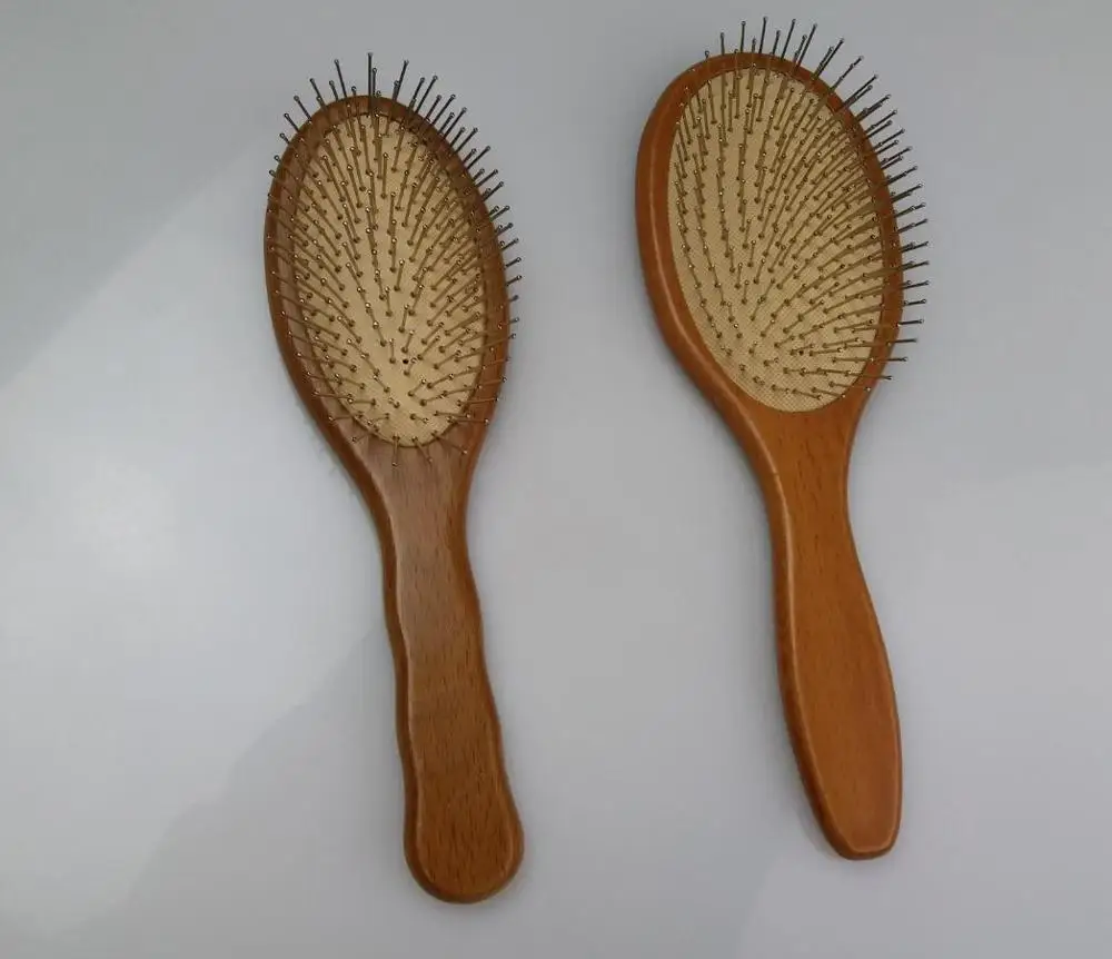 1 pz in acciaio inox setole pettine spazzola per capelli spazzola per capelli paddle spazzola per