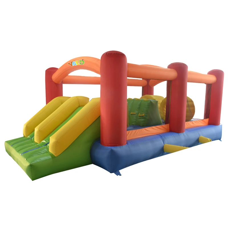 

YARD Free Shipping 6 in 1 All-Round Bouncy Game Inflatable Giant Dual Slide Obstacle Castle Combo For Africa