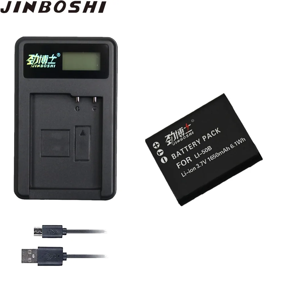 Аккумулятор LI50B LI-50B 1650 мАч и зарядное устройство USB для Olympus SP720UZ SP800UZ SP810UZ SZ10 MJU Stylus