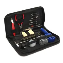 19 шт./компл. практичные, для часов, набор инструментов для ремонта, лупа, держатель на ремешке, чехол для открытия ножа, устройство для удаления звеньев, набор