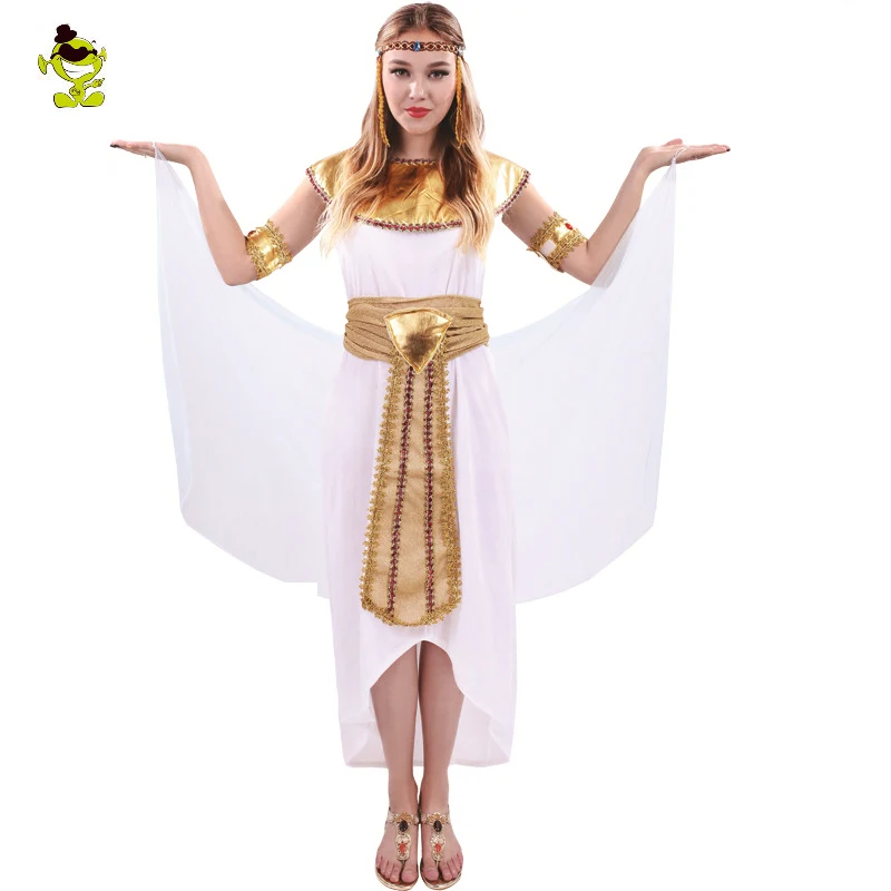 

Adults Sexy Egyptian Pharaoh Costumes Queen Egyptian For Cleopatra Girls Halloween Party Fancy Dress Outfits