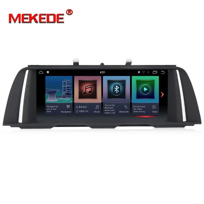 Cheap MEKEDE android 9.0 Car DVD GPS Player For BMW 5 Series F10 F11 (2011-2016) CIC/NBT Auto Radio Multimedia Navigation 520i Stereo 2