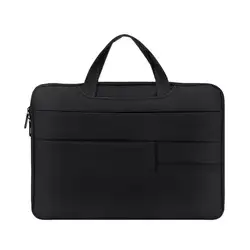 Черный бизнес стиль модный ноутбук рукав сумка-чехол Противоударная сумка подходит для Macbook