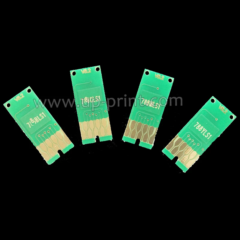 Черный Одноразовый чип T7881 788XXL 20 шт. для epson WF-5110 WF-5190 WF-5620 принтера на многоразовом