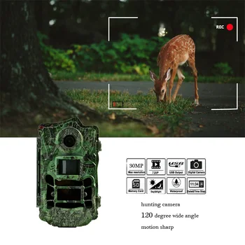 

Bolyguard 30MP 1080P HD Hunting Camera Wide Angle 120 degree Trail Camera Night Vision 940nm low glow IR LED lights